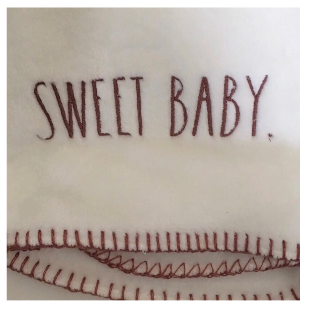Rae Dunn “Sweet Baby” Blanket - Picture 4 of 8